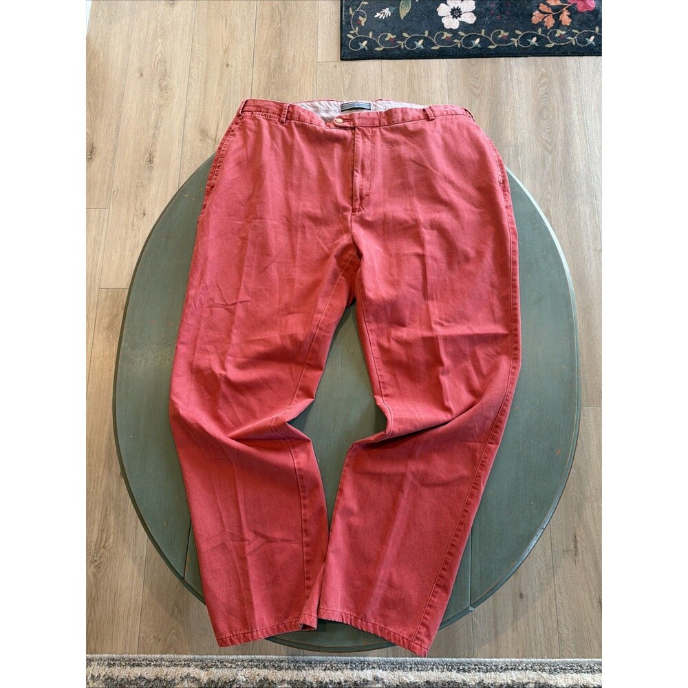 Peter Millar Pima Cotton Red Chinos Pants Mens 42